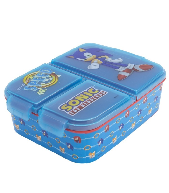 Fiambrera Múltipla Sonic com 3 Compartimentos