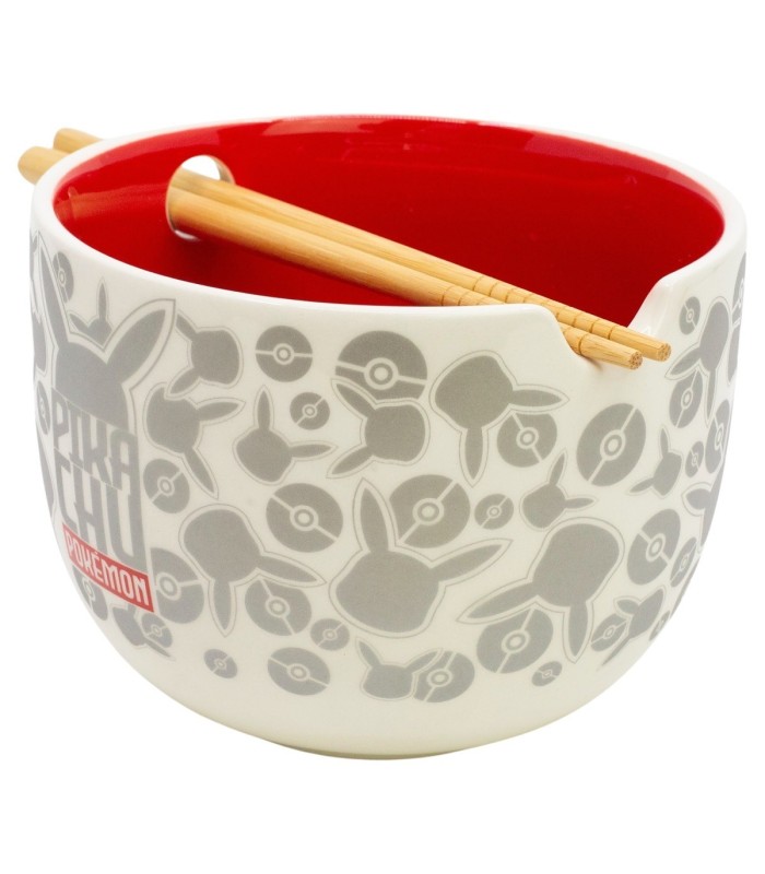 Taça Ramen com Palitinhos Pokémon em Caixa de Presente