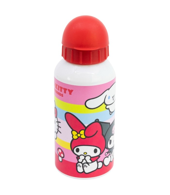 Garrafa de Alumínio 400 ml Hello Kitty e Amigos