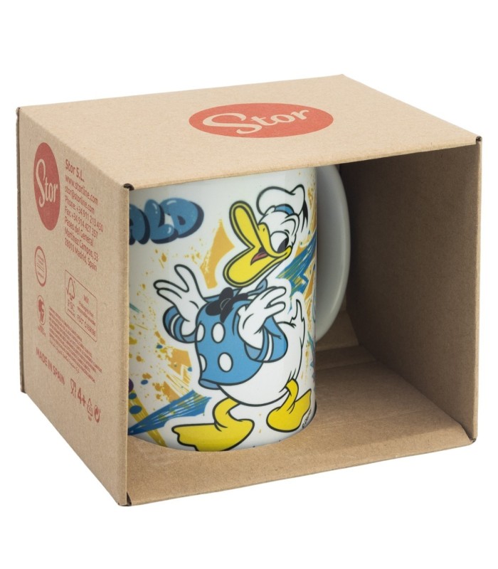 Caneca Cerâmica 325 ml Donald e Daisy Graffiti – Disney