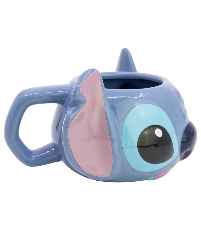 Caneca Cerâmica 3D 375 ML Stitch em Caixa de Presente