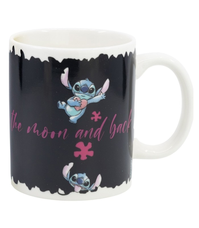 Caneca Cerâmica 325 ml Mudança de Cor Stitch & Angel
