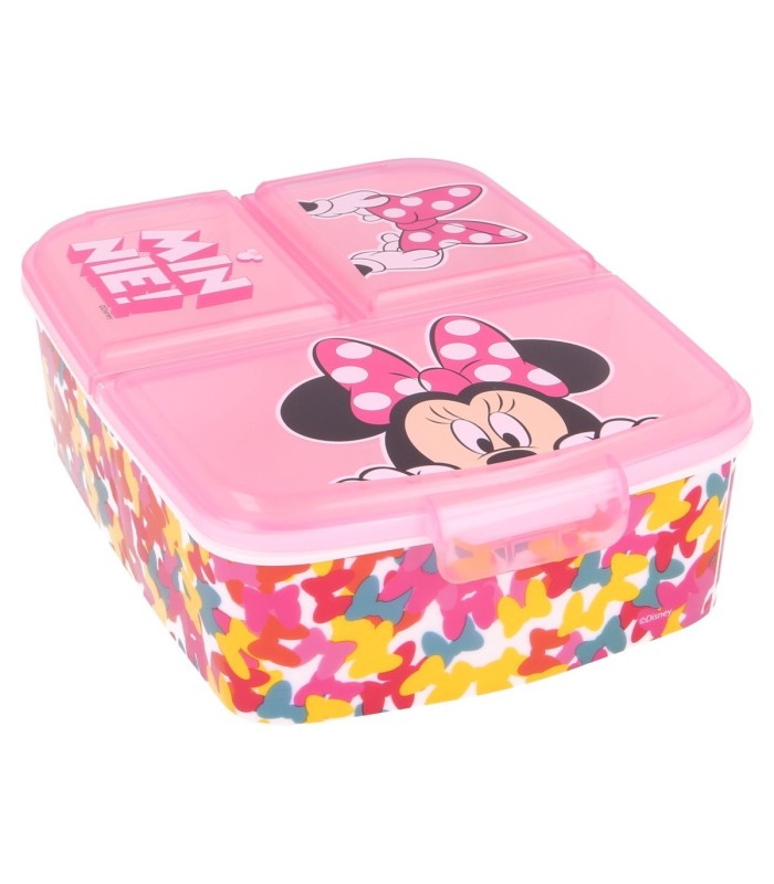 Minnie Mouse – Fiambrera Múltipla com Compartimentos