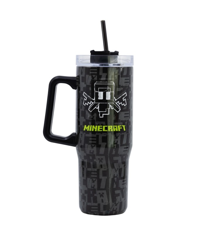 Caneca Térmica XL Aço Inoxidável 920 ml Minecraft