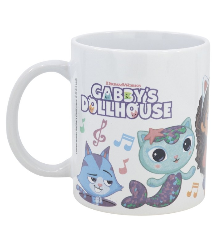 Caneca de Cerâmica 325 ml Gabby’s Dollhouse em Caixa de Presente