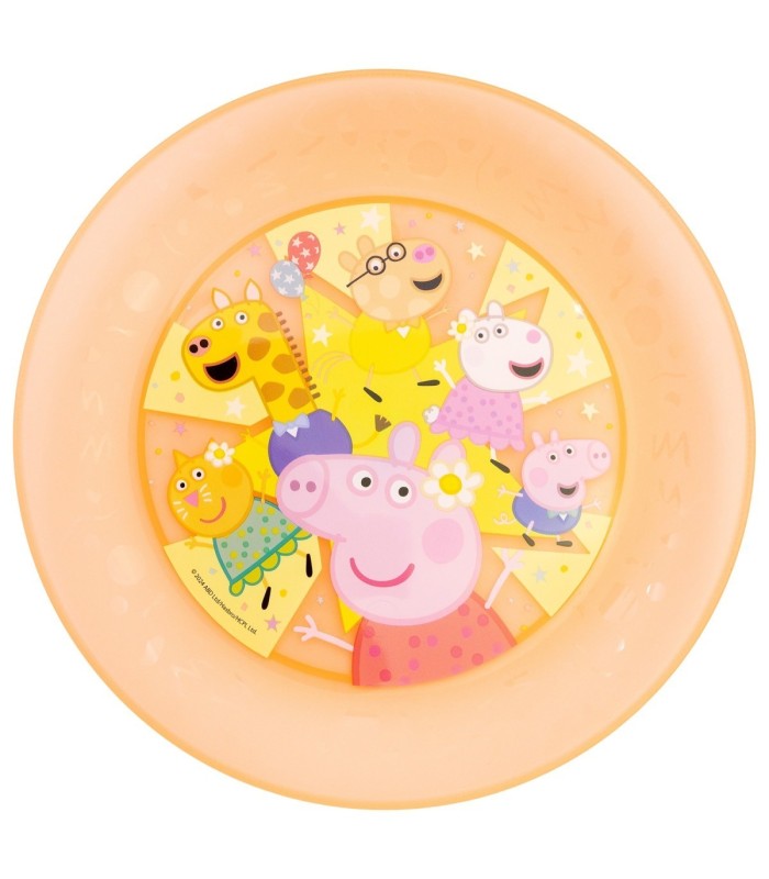 Conjunto 4 PCS Pratos PP Peppa Pig
