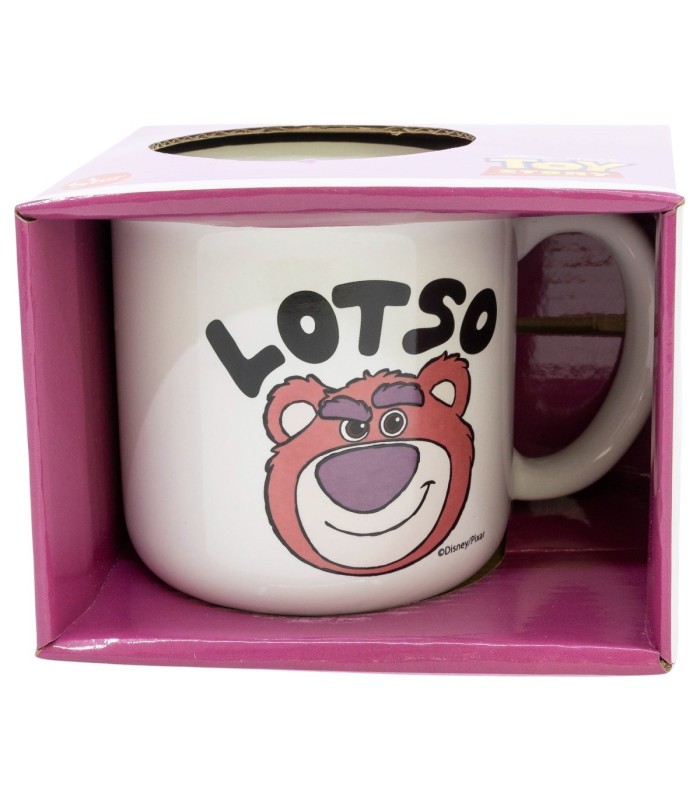 Caneca Cerâmica Pequeno-Almoço 400 ML Caixa Presente Toy Story 3 Lotso
