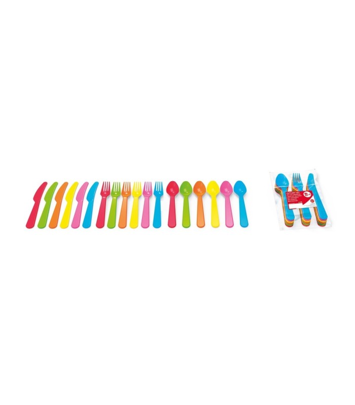 Conjunto 18 peças Talheres Picnic Mango Plano