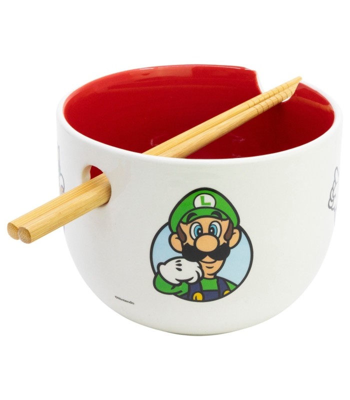Taça de Ramen com Palillos Super Mario em Caixa de Presente