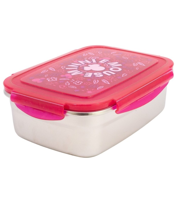 Minnie Mouse Sanduicheira Retangular em Aço Inoxidável 1090 ml