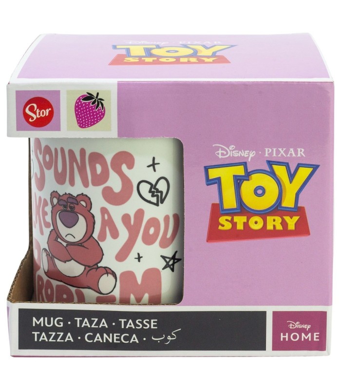 Caneca Cerâmica 325 ml Toy Story 3 Lotso em Caixa de Presente