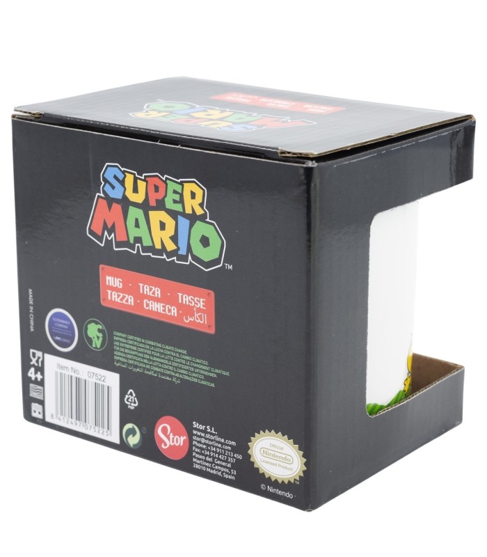 Caneca Cerâmica 325 ml Super Mario em Caixa de Presente