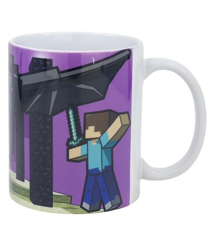 Caneca Cerâmica 325 ml Minecraft em Caixa