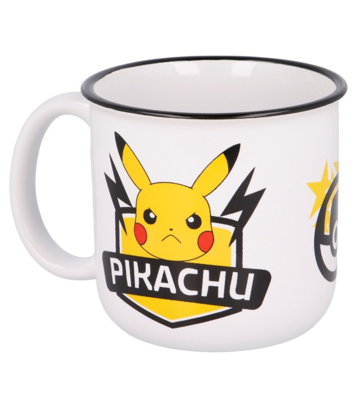 Caneca Cerâmica 400 ML Pokémon Pikachu em Caixa de Presente