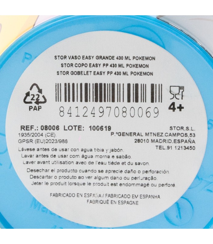 Copo Grande 430 ML Pokémon Distorsion