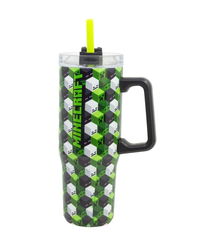 Caneca Termo XL Inox 920 ml Minecraft