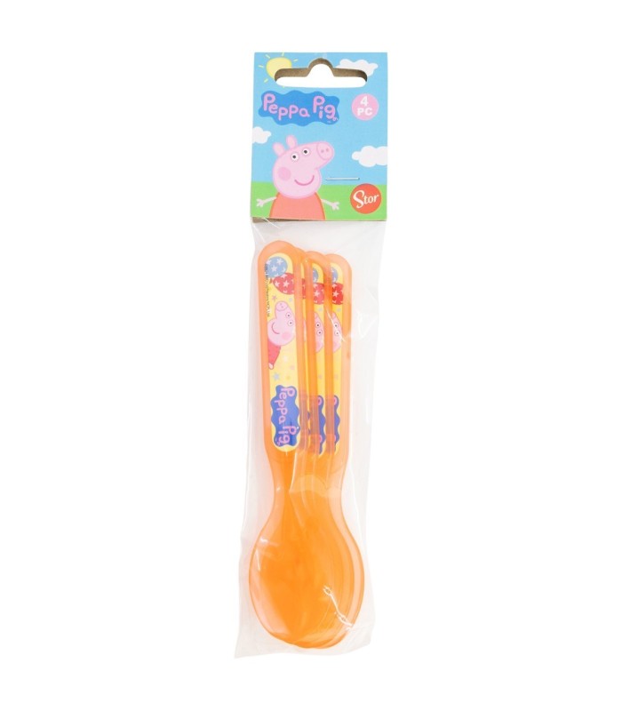 Conjunto 4 PCS Colheres PP Peppa Pig