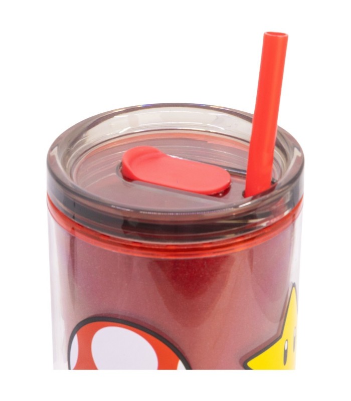 Caneca Cool Basic Dupla Parede 860 ml Super Mario