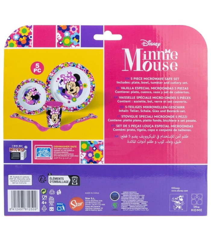 Conjunto Infantil 5 PCS Minnie Bold Florals