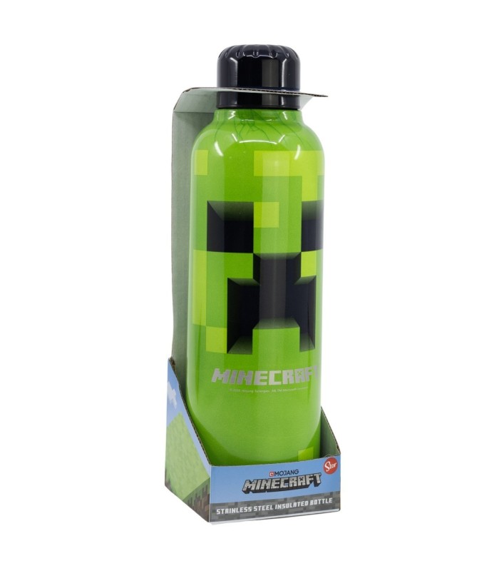 Garrafa Térmica Inox 515 ml Minecraft