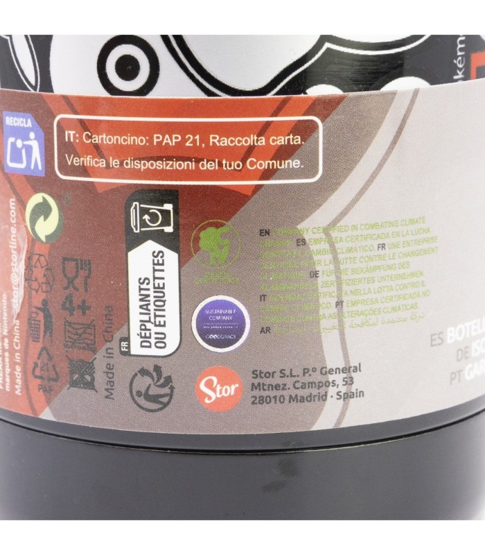Garrafa Térmica Inox 515 ml Pokémon Metal Meltdown