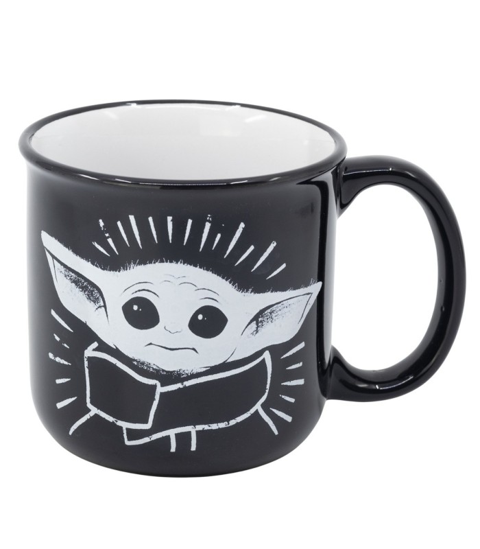 Caneca Cerâmica 400 ml The Mandalorian em Caixa de Presente