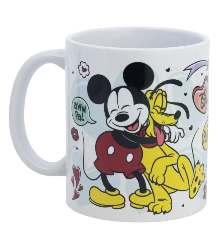 Caneca Cerâmica 325 ml Mickey e Pluto – Clássicos Disney