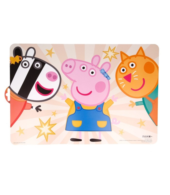 MANTEL INDIVIDUAL PEPA PIG – A GENTILEZA CONTA