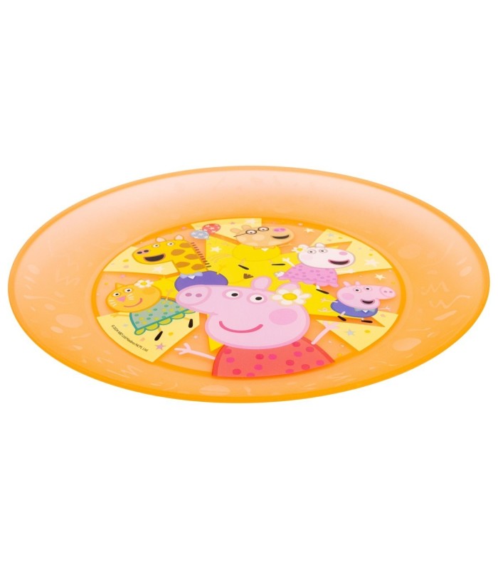 Conjunto 4 PCS Pratos PP Peppa Pig