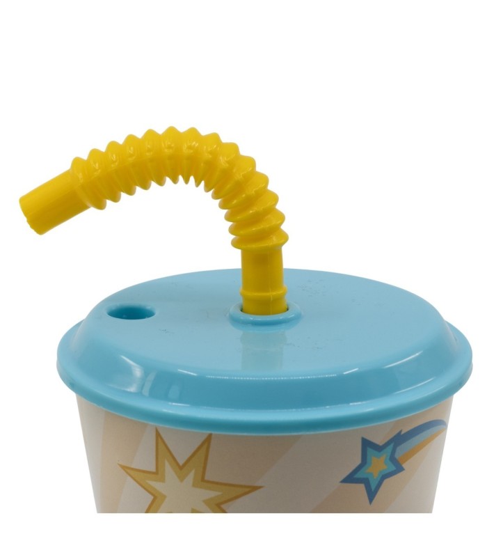 Copo Peppa Pig Kindness Counts 430 ml com Tapa e Canudo