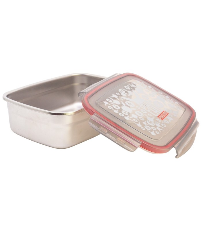 Sandwichera Rectangular Redondeada Inox 1090ml Pokémon