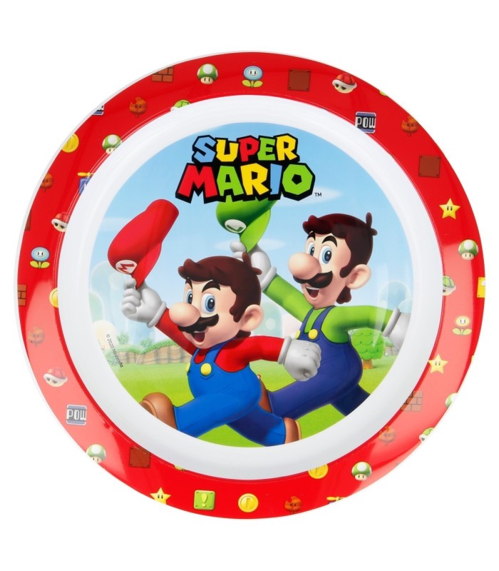 Prato Micro Super Mario – Infantil Reutilizável