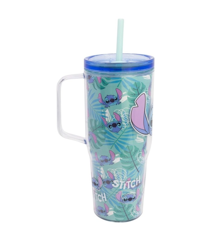Caneca Cool Basic Dupla Parede 860 ml Stitch Aloha