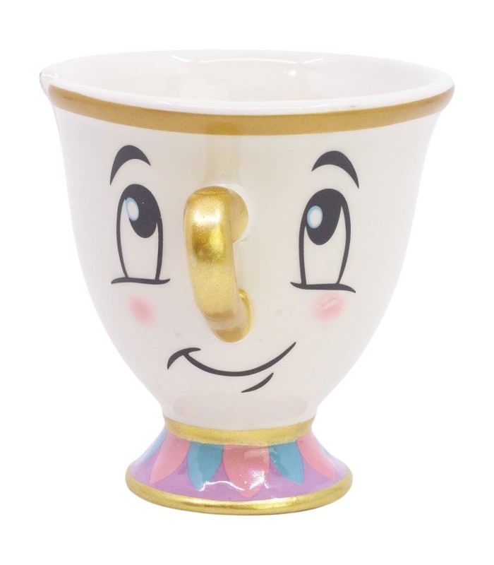 Caneca Cerâmica 3D 190 ML Chip – A Bela e o Monstro