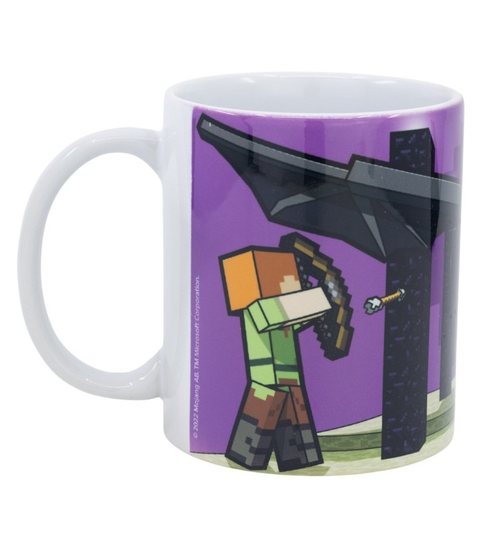 Caneca Cerâmica 325 ml Minecraft em Caixa