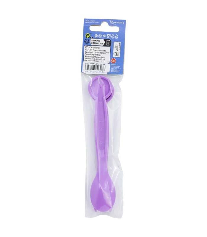 Conjunto de 2 Talheres PP (Colher e Garfo) Frozen Folhas de Outono