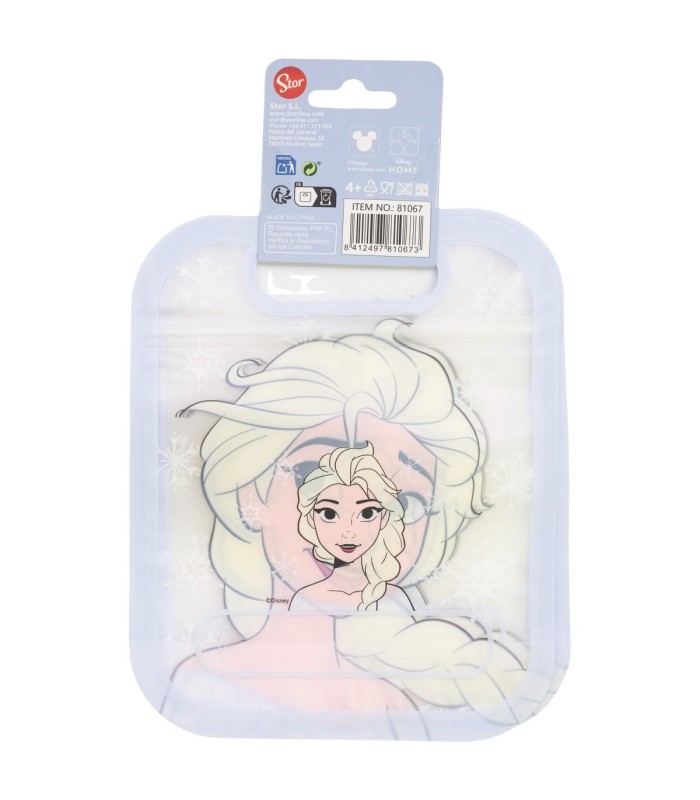SET 4 BOLSAS COM FECHO ZIP FROZEN – CONTEÚDO MÁGICO