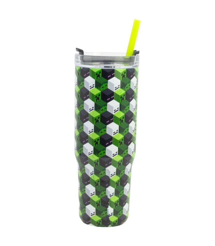Caneca Termo XL Inox 920 ml Minecraft
