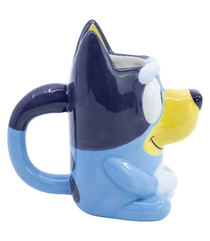 Caneca Cerâmica 3D 320 ML Bluey em Caixa de Presente