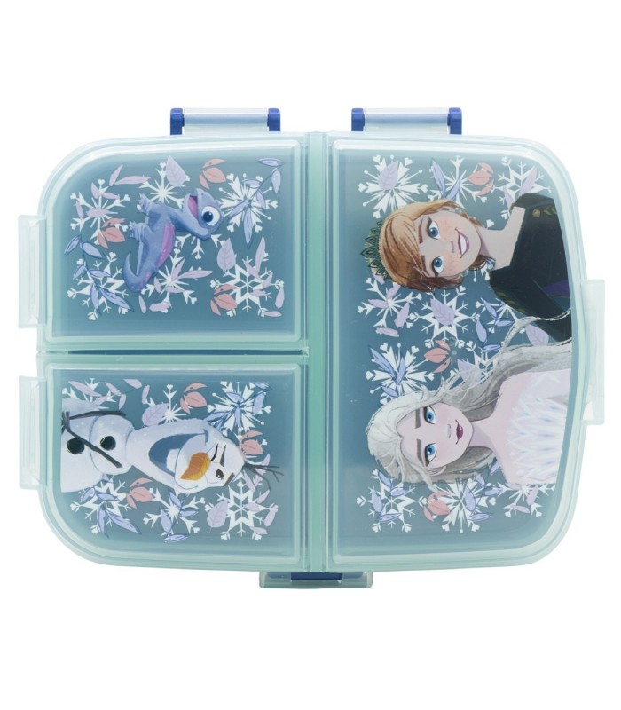 Fiambrera Múltipla XL Frozen – Contém 4 Compartimentos