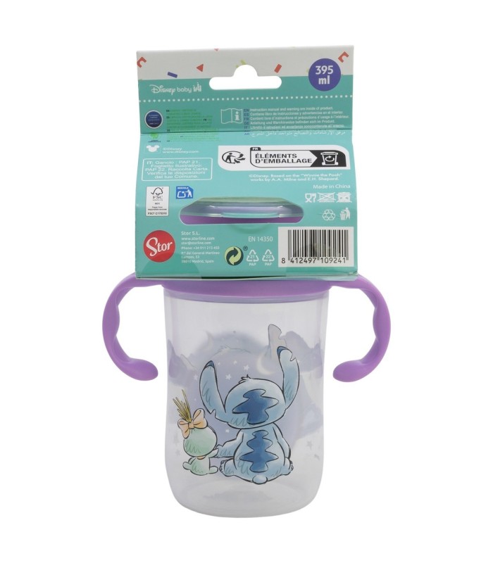 Copo 360 Treino 395 ml Stitch Cuddle Me
