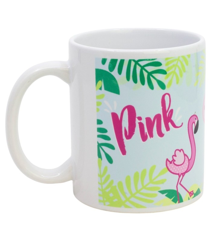 Caneca Cerâmica Peppa Pig 325 ml em Caixa Flamingo Rosa