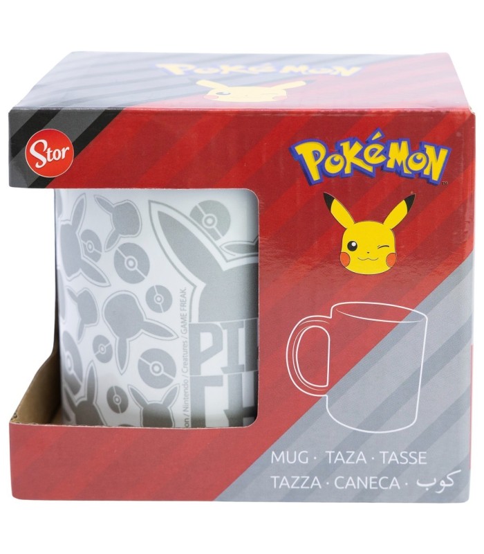 Caneca Cerâmica 325 ml Pokémon Metal Meltdown em Caixa de Presente