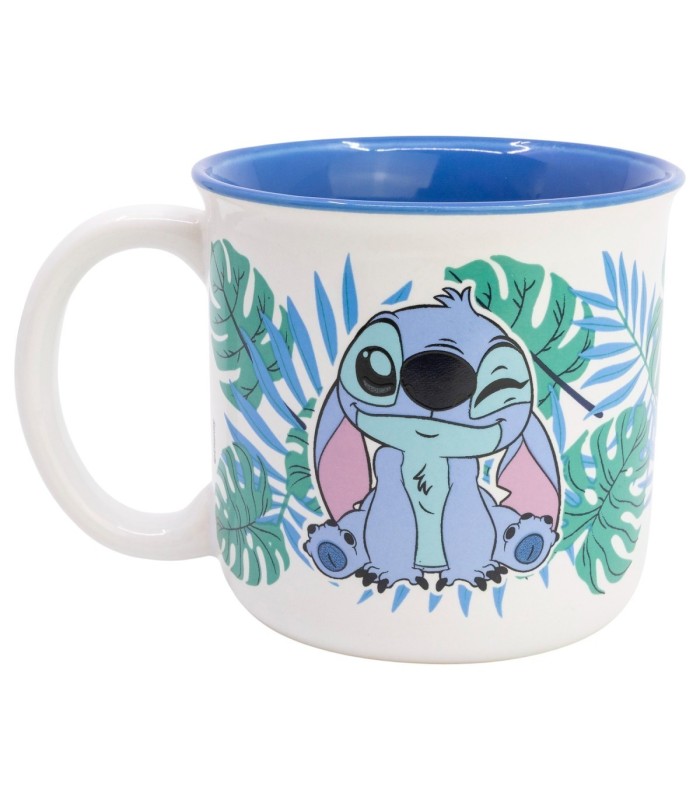 Caneca Cerâmica Aloha 400 ml Stitch em Caixa de Presente