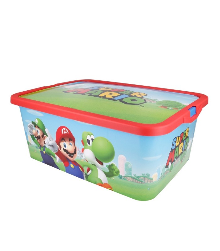 Caixa Click 13L Super Mario – Armazenamento Divertido