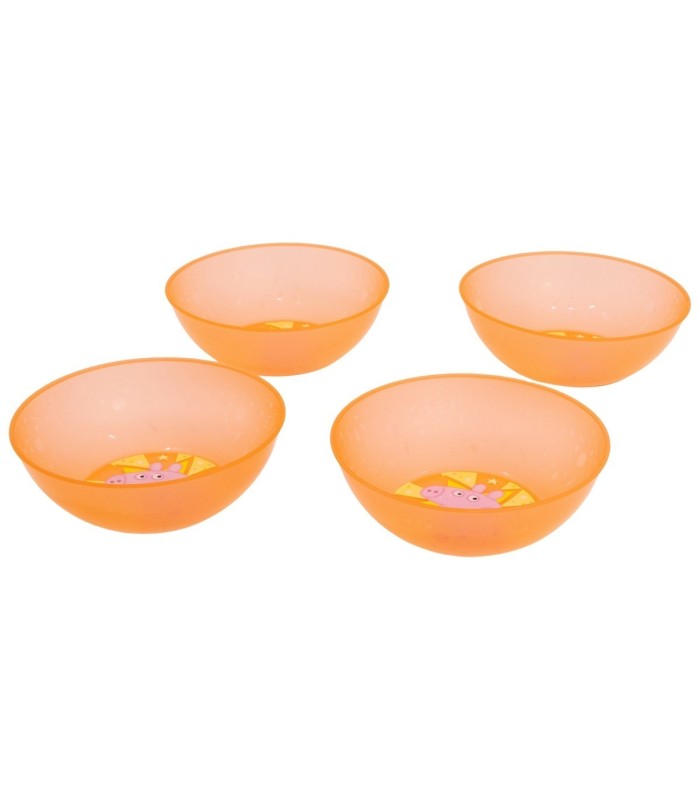 Conjunto 4 PCS Tigela PP Peppa Pig
