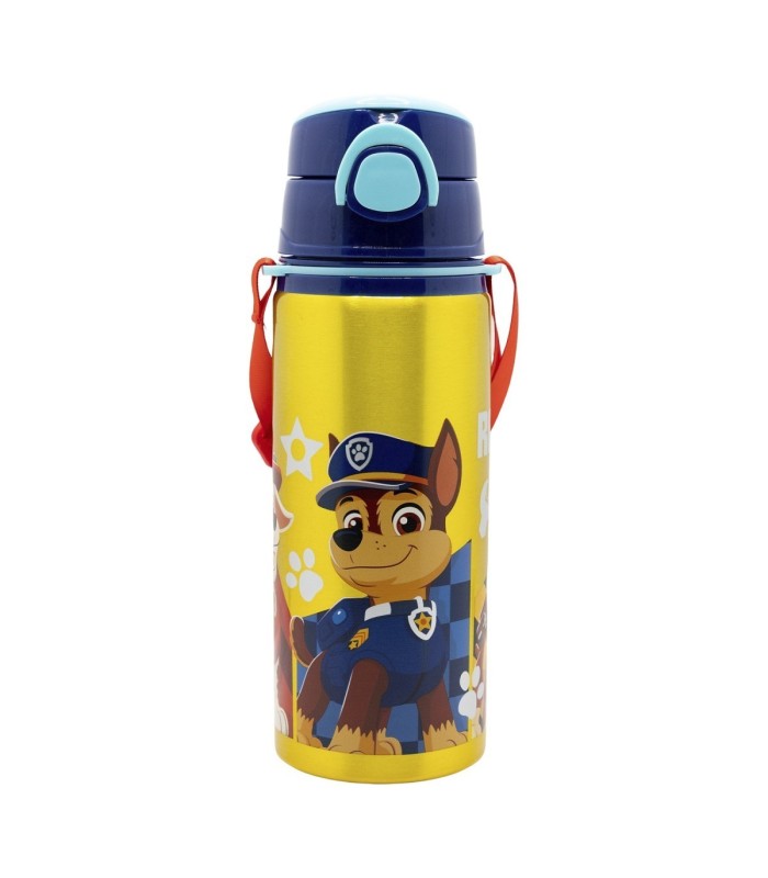 GARRAFA POP UP DE ALUMÍNIO 730 ML PAW PATROL