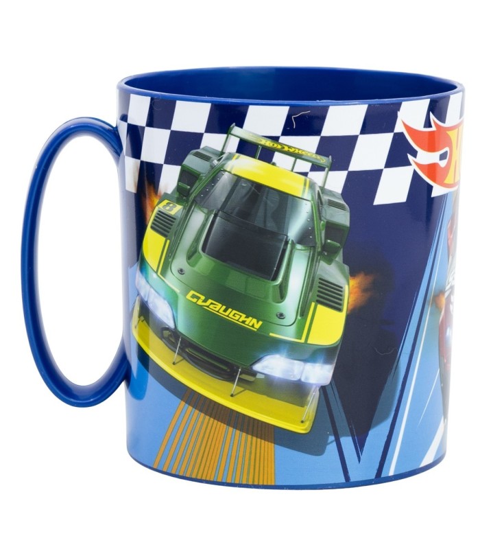 Caneca Micro 390 ML Hotwheels Blue Fire