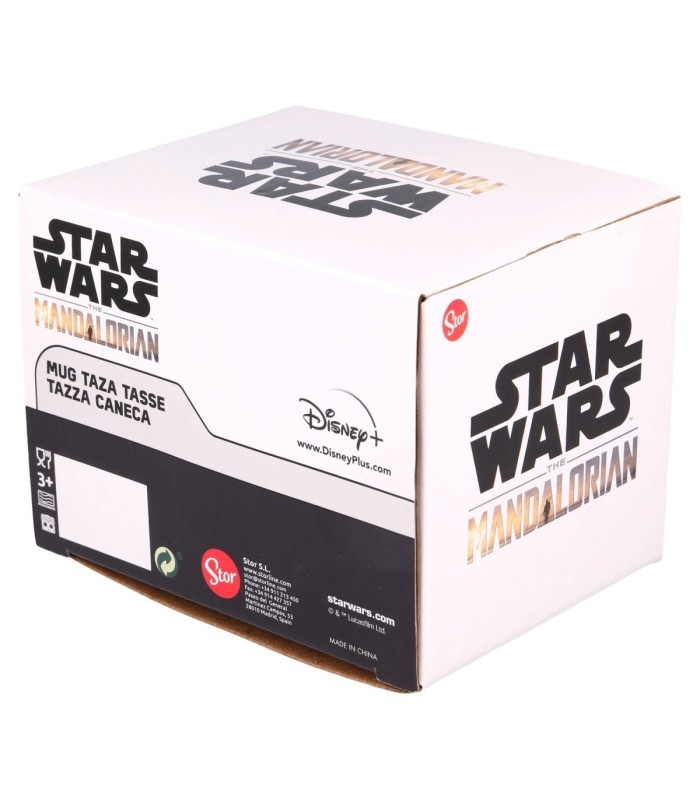 Caneca Cerâmica Globe 380 ml The Mandalorian em Caixa de Presente