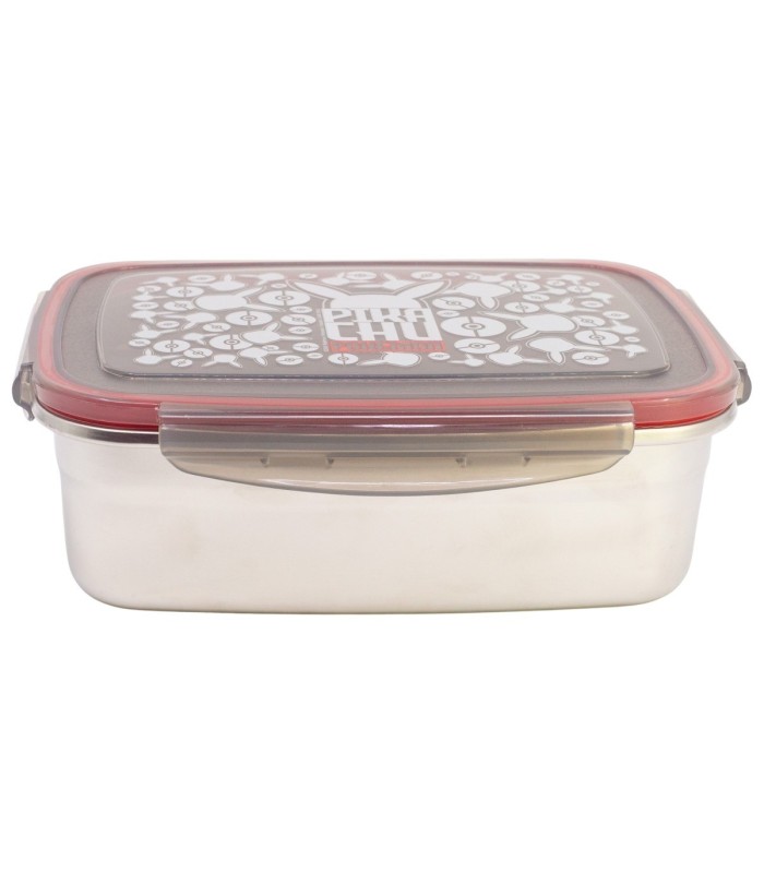 Sandwichera Rectangular Redondeada Inox 1090ml Pokémon